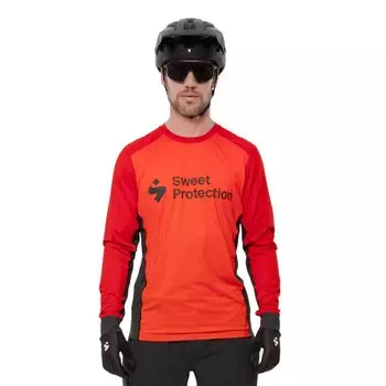 Мотоджерси с длинным рукавом Sweet Protection Hunter, красный
