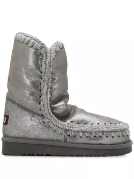 Mou угги Eskimo, серебряный