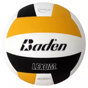 Мяч для волейбола Baden Lexum из микрофибры, черный/желтый/белый