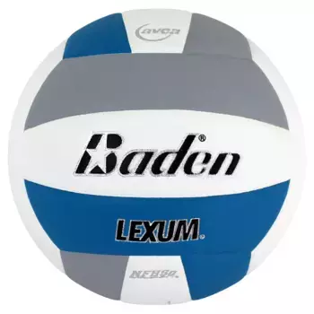 Мяч для волейбола Baden Lexum из микрофибры, синий/серый/белый