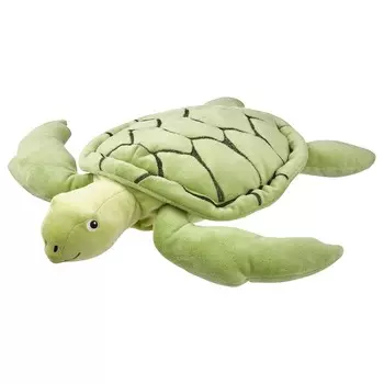 Мягкая игрушка Ikea Blavingad Turtle, 44 см, зеленый