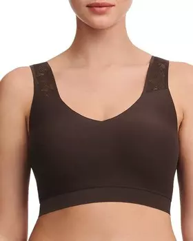 Мягкий бюстгальтер без косточек с кружевной спинкой Chantelle