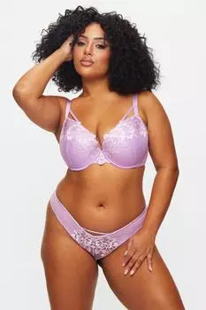 Мягкий бюстгальтер с глубоким вырезом Cherishing Fuller Bust Ann Summers, фиолетовый