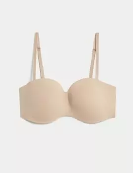 Мягкий многофункциональный бюстгальтер без косточек AE Body by Marks & Spencer, розовый кварц