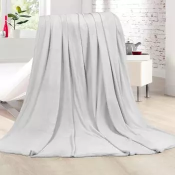 Мягкий плед Cashmere Touch, размеры: 130х170 см, цвет: ягодный. Bestlivings, серый