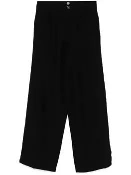 Мятые брюки DKNY, черный