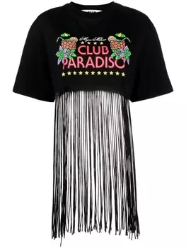 MSGM футболка с графичным принтом, черный