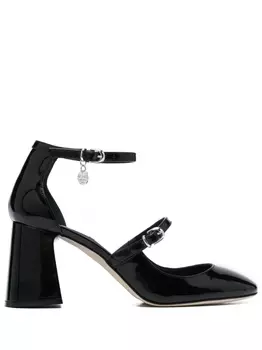 MSGM лакированные туфли, черный