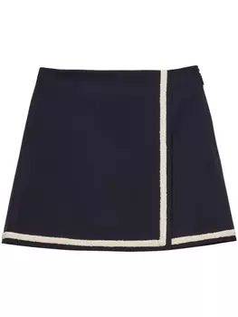 MSGM мини-юбка А-силуэта, синий