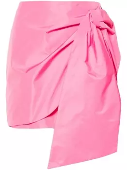 MSGM мини-юбка с бантом, розовый