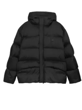 MSGM пуховик с капюшоном, черный