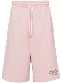 MSGM спортивные шорты с кулиской, розовый