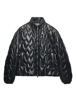 MSGM стеганая куртка, черный