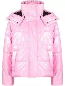 MSGM стеганый пуховик, розовый