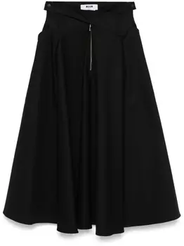 MSGM юбка макси А-силуэта, черный
