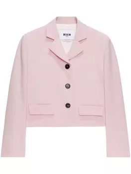 MSGM укороченный блейзер, розовый