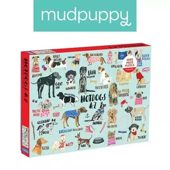 Mudpuppy, пазл, Хот-доги, 1000 шт.