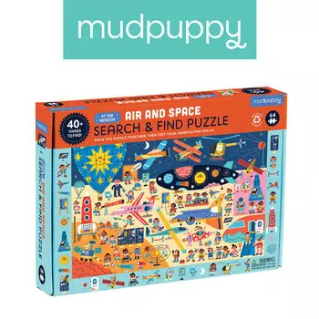 Mudpuppy, пазл, наблюдение Mudpuppy, пазл, традиционный музей авиации и космонавтики, 64 шт.