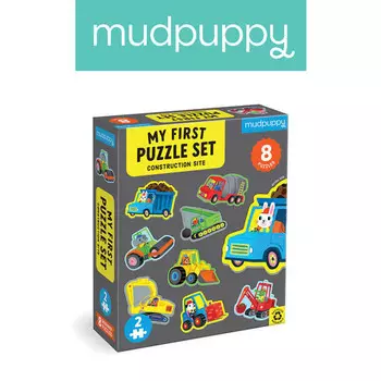 Mudpuppy, Пазл «Первая стройка», 2 детали