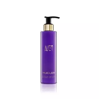 Mugler Alien Perfuming Body Lotion Женские духи с янтарным древесным и цветочным исключительным ароматом 200 мл