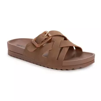 MUK LUKS Женские шлепанцы Grand Shayna, цвет Chocolate