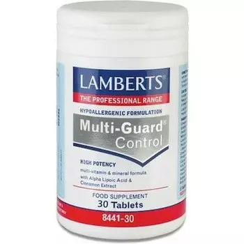 Мультивитаминные таблетки Multi Guard Control - 30 таблеток Lamberts