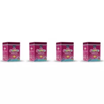 Мультивитамины Orzax Smart Gummies Sambucus, 4 упаковки по 64 таблетки