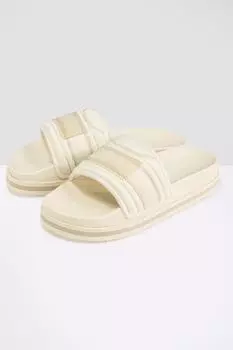 Мюли - Белый - Плоская подошва Fila, белый