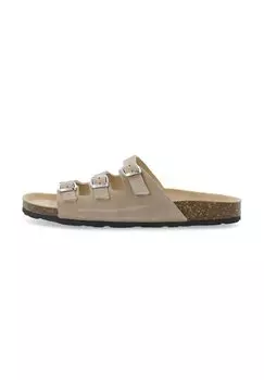 Мюли BIAMIAMI MULTI BUCKLE Bianco, песочный