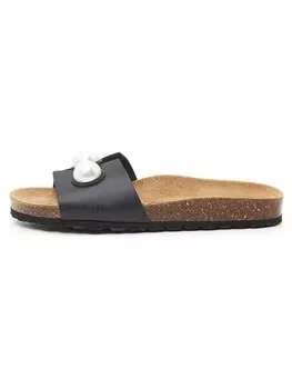 Мюли billowy Leder, черный