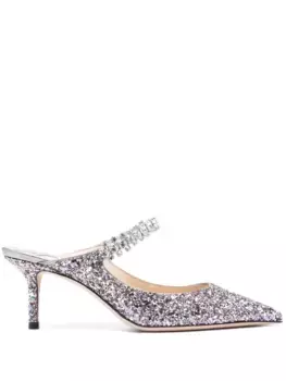 Мюли Bing 65 JIMMY CHOO, серебяный