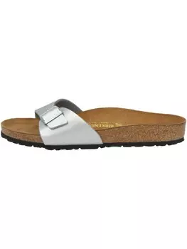 Мюли Birkenstock, серебряный