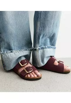 Мюли BUCKLED STRAP New Look, красный