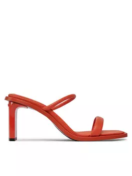 Мюли Calvin Klein Padded Curved Stil Slide 70 HW0HW01992, красный