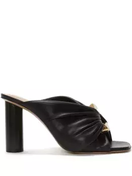 Мюли Corner со сборками JW ANDERSON, черный