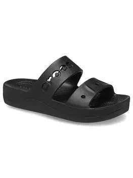 Мюли Crocs Baya Platform, черный