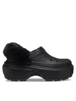 Мюли Crocs, черный