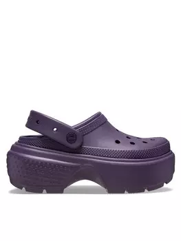 Мюли Crocs, фиолетовый