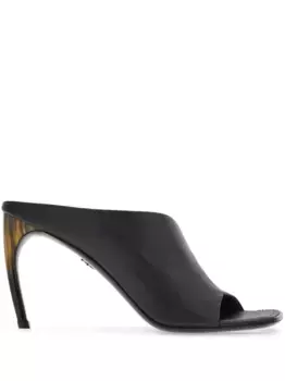 Мюли Curved 85 Ferragamo, черный