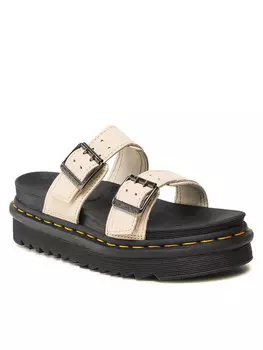 Мюли Dr. Martens, бежевый