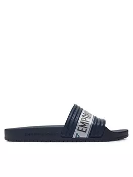 Мюли Emporio Armani, темно-синий