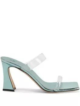 Мюли Flaminia Plexi Giuseppe Zanotti, синий