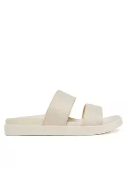 Мюли Flat Slide Jacq HW0HW02486 Calvin Klein, экрю