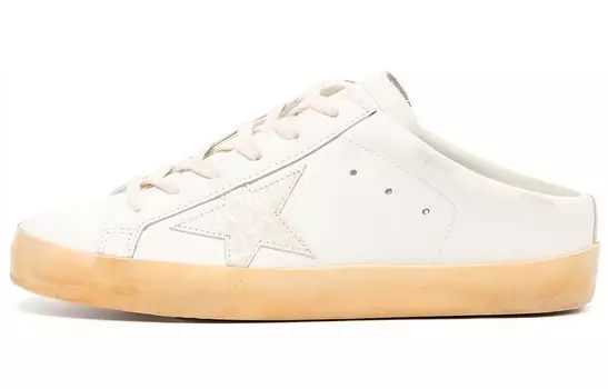 Мюли из кожи Superstar Golden Goose