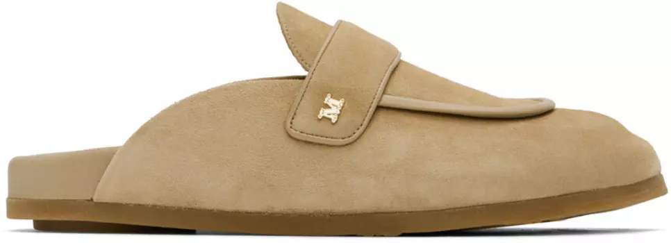 Мюли из мягкой замши Max Mara