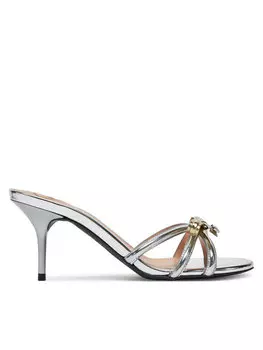 Мюли JA28036G1MJE190A Love Moschino, серебряный