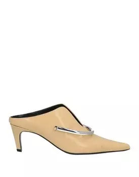 Мюли Jil Sander, кремовый