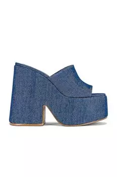 Мюли Larroude Wanda, цвет Denim Blue