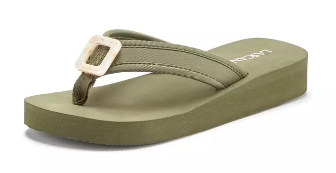 Мюли LASCANA Mules, оливковый