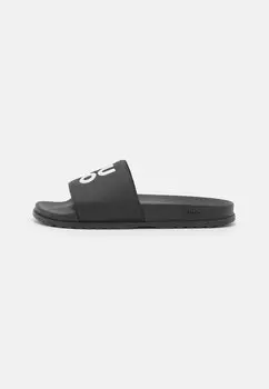Мюли MATCH IT UNISEX - Pool slides HUGO, черный